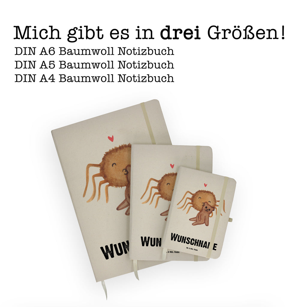 DIN A4 Personalisiertes Notizbuch Spinne Agathe Teddy Personalisiertes Notizbuch, Notizbuch mit Namen, Notizbuch bedrucken, Personalisierung, Namensbuch, Namen, Spinne Agathe, Spinne, Agathe, Videos, Merchandise, Freundschaft, Liebesgeschenk, Verliebt, Liebesbeweis, Teddy, Treue, Miteinander, Dankeschön