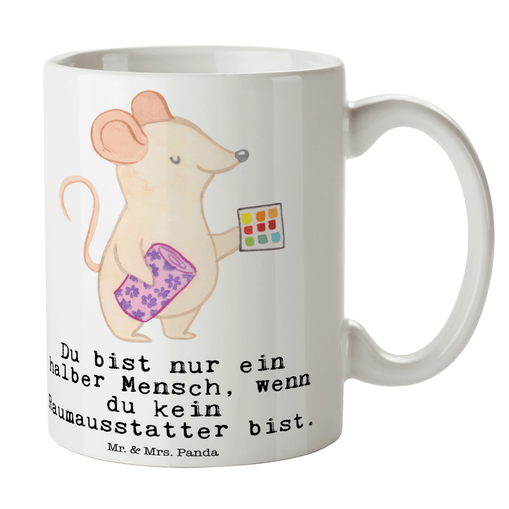 Tasse Raumausstatter mit Herz Tasse, Kaffeetasse, Teetasse, Becher, Kaffeebecher, Teebecher, Keramiktasse, Porzellantasse, Büro Tasse, Geschenk Tasse, Tasse Sprüche, Tasse Motive, Kaffeetassen, Tasse bedrucken, Designer Tasse, Cappuccino Tassen, Schöne Teetassen, Beruf, Ausbildung, Jubiläum, Abschied, Rente, Kollege, Kollegin, Geschenk, Schenken, Arbeitskollege, Mitarbeiter, Firma, Danke, Dankeschön