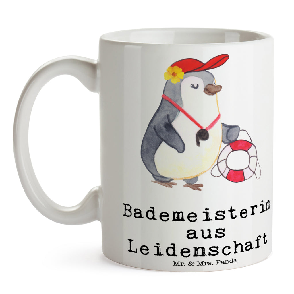 Tasse Bademeisterin aus Leidenschaft Tasse, Kaffeetasse, Teetasse, Becher, Kaffeebecher, Teebecher, Keramiktasse, Porzellantasse, Büro Tasse, Geschenk Tasse, Tasse Sprüche, Tasse Motive, Kaffeetassen, Tasse bedrucken, Designer Tasse, Cappuccino Tassen, Schöne Teetassen, Beruf, Ausbildung, Jubiläum, Abschied, Rente, Kollege, Kollegin, Geschenk, Schenken, Arbeitskollege, Mitarbeiter, Firma, Danke, Dankeschön, Bademeisterin, Rettungsschwimmerin, Schwimmmeisterin, Schwimmbad, Freibad, Badeanstalt, Schwimmverein, Schwimmschule