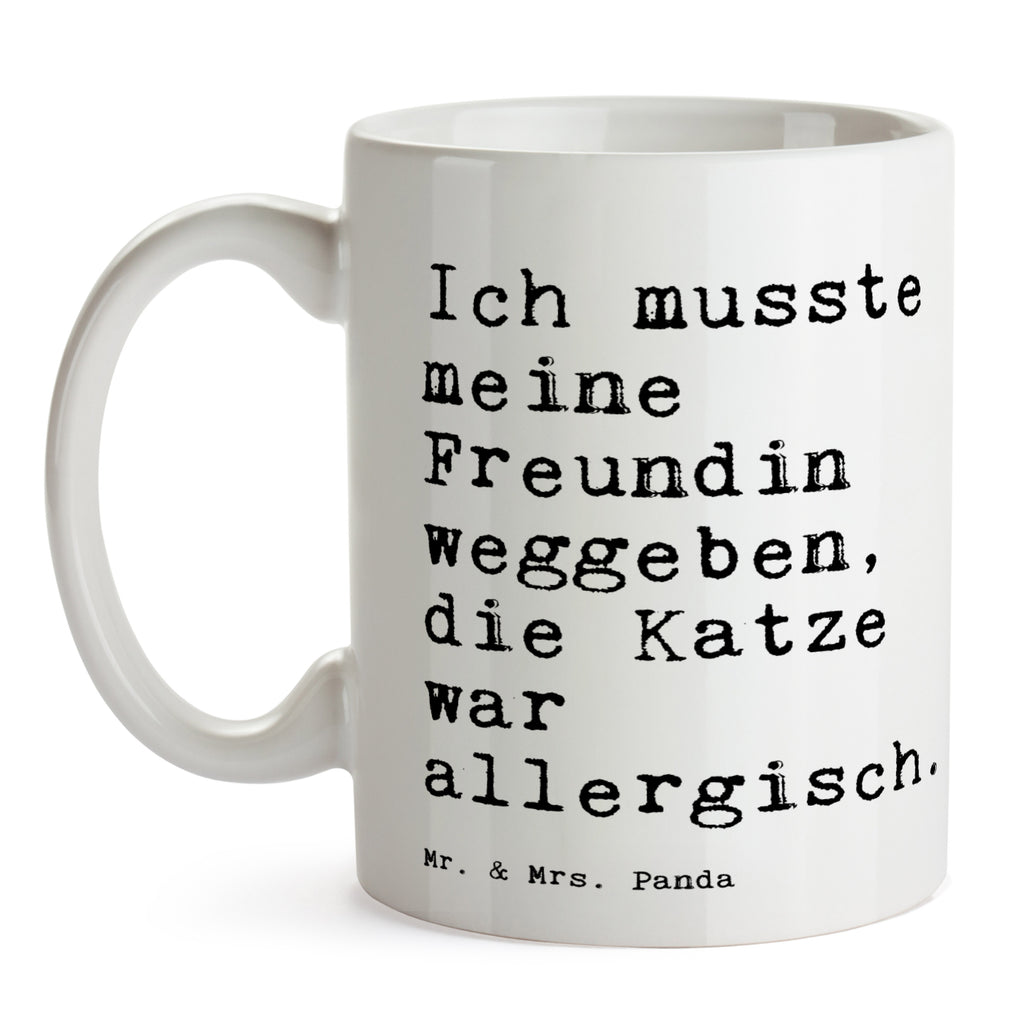 Tasse Ich musste meine Freundin... Tasse, Kaffeetasse, Teetasse, Becher, Kaffeebecher, Teebecher, Keramiktasse, Porzellantasse, Büro Tasse, Geschenk Tasse, Tasse Sprüche, Tasse Motive, Kaffeetassen, Tasse bedrucken, Designer Tasse, Cappuccino Tassen, Schöne Teetassen, Spruch, Sprüche, lustige Sprüche, Weisheiten, Zitate, Spruch Geschenke, Spruch Sprüche Weisheiten Zitate Lustig Weisheit Worte