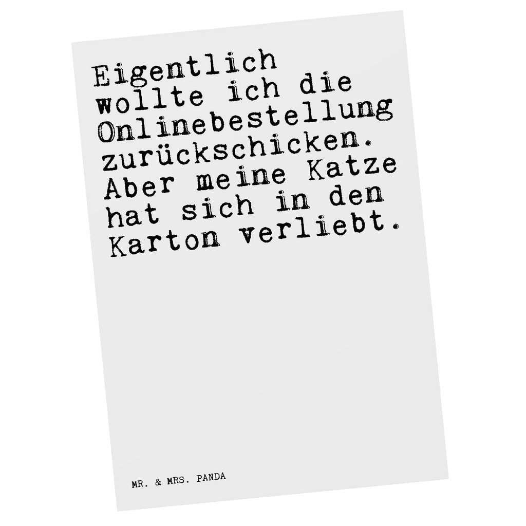 Postkarte Sprüche und Zitate Eigentlich wollte ich die Onlinebestellung zurückschicken. Aber meine Katze hat sich in den Karton verliebt. Postkarte, Karte, Geschenkkarte, Grußkarte, Einladung, Ansichtskarte, Geburtstagskarte, Einladungskarte, Dankeskarte, Ansichtskarten, Einladung Geburtstag, Einladungskarten Geburtstag, Spruch, Sprüche, lustige Sprüche, Weisheiten, Zitate, Spruch Geschenke, Spruch Sprüche Weisheiten Zitate Lustig Weisheit Worte