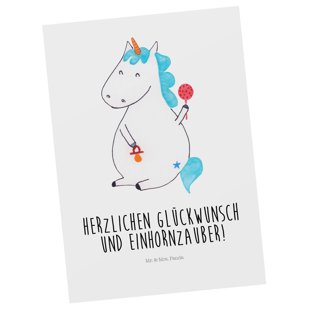 Postkarte Einhorn Baby Postkarte, Karte, Geschenkkarte, Grußkarte, Einladung, Ansichtskarte, Geburtstagskarte, Einladungskarte, Dankeskarte, Ansichtskarten, Einladung Geburtstag, Einladungskarten Geburtstag, Einhorn, Einhörner, Einhorn Deko, Pegasus, Unicorn, Mutter, Geburt, Geburtstag, erstes Kind, Baby, Babyglück, Nachwuchs, Eltern, Party, Kind, Schnuller