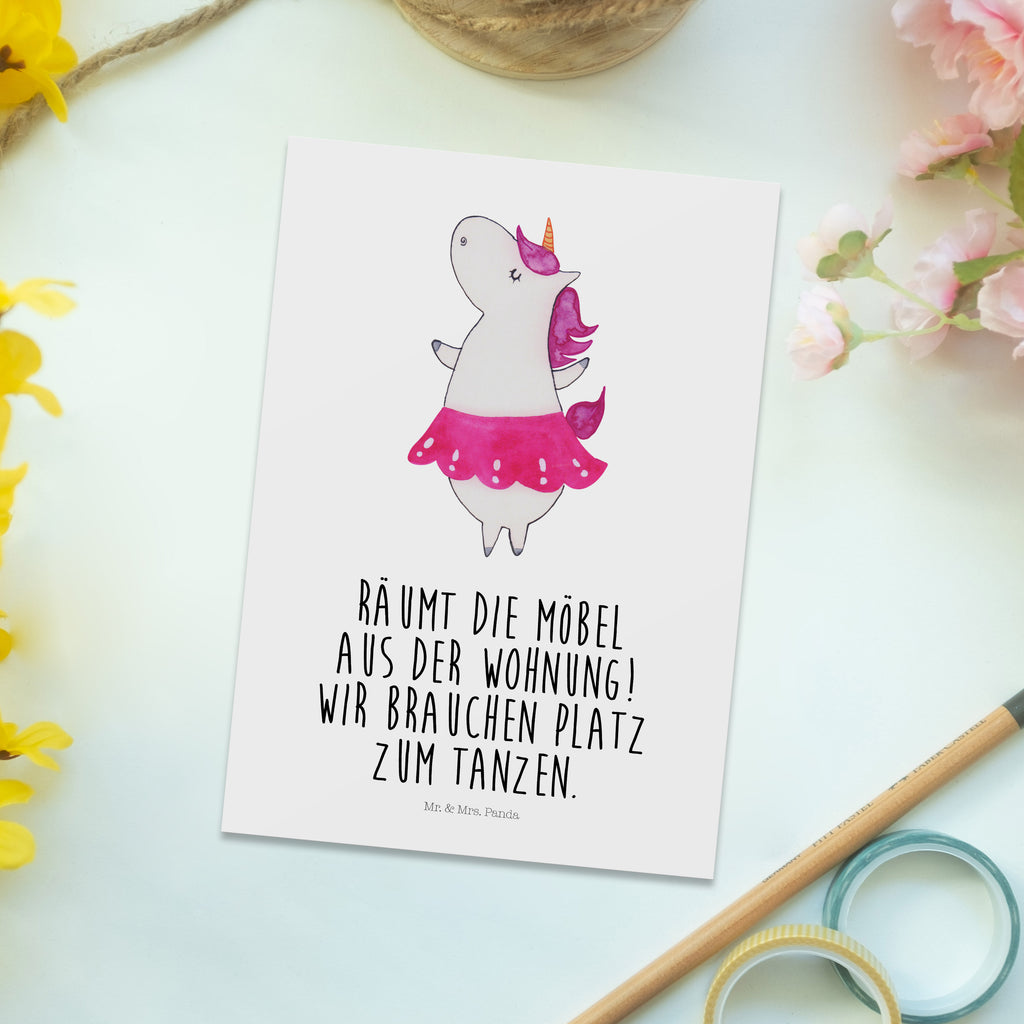 Postkarte Einhorn Ballerina Postkarte, Karte, Geschenkkarte, Grußkarte, Einladung, Ansichtskarte, Geburtstagskarte, Einladungskarte, Dankeskarte, Ansichtskarten, Einladung Geburtstag, Einladungskarten Geburtstag, Einhorn, Einhörner, Einhorn Deko, Pegasus, Unicorn, Tanzen, Ballerina, Party, Wohnung, Spaß, Feiern, Geburtstag, Tänzerin, Lebenslust, Lebensfreude