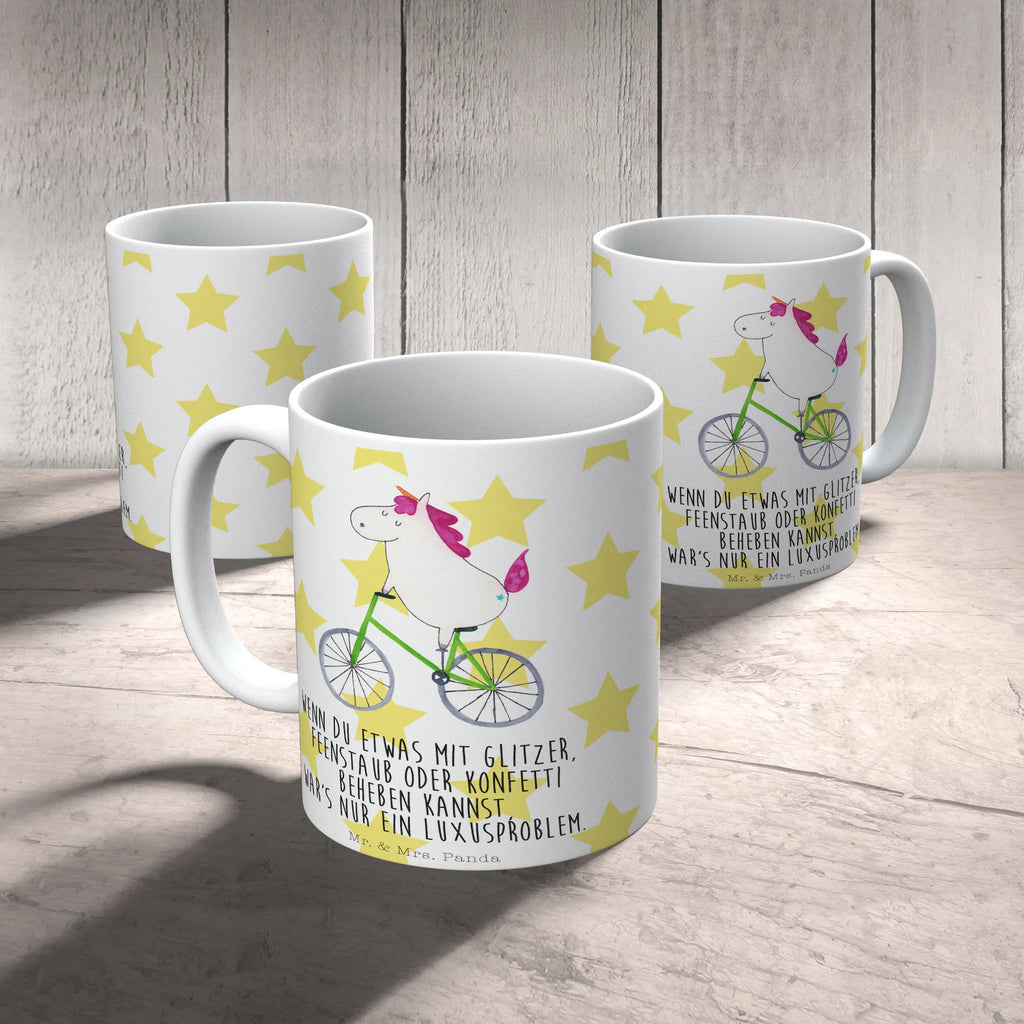 Tasse Einhorn Radfahrer Tasse, Kaffeetasse, Teetasse, Becher, Kaffeebecher, Teebecher, Keramiktasse, Porzellantasse, Büro Tasse, Geschenk Tasse, Tasse Sprüche, Tasse Motive, Kaffeetassen, Tasse bedrucken, Designer Tasse, Cappuccino Tassen, Schöne Teetassen, Einhorn, Einhörner, Einhorn Deko, Pegasus, Unicorn, Radfahren, Radfahrer, Rad, Bike, Feenstaub, Konfetti, Luxusproblem, Kummer, Liebeskummer