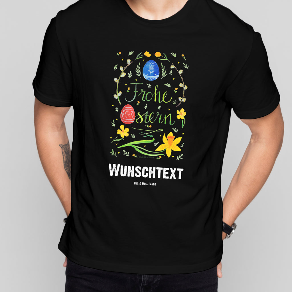 Personalisiertes T-Shirt Frohe Ostern T-Shirt Personalisiert, T-Shirt mit Namen, T-Shirt mit Aufruck, Männer, Frauen, Wunschtext, Bedrucken, Ostern, Osterhase, Ostergeschenke, Osternest, Osterdeko, Geschenke zu Ostern, Ostern Geschenk, Ostergeschenke Kinder, Ostern Kinder, Frohe Ostern, Ostergrüße, Osterblume, Osterei, bemalte Ostereier, Weidenkätzchen. Lettering