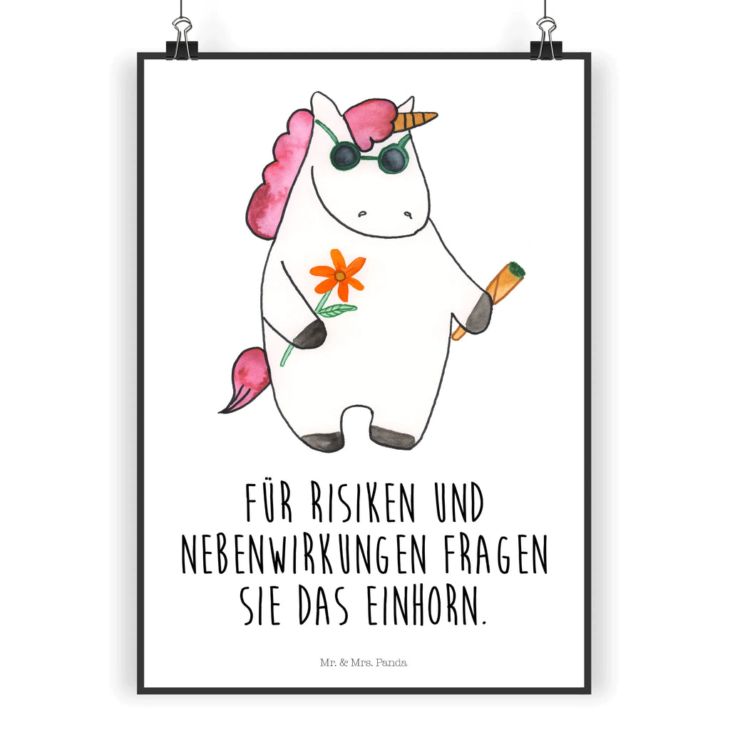 Poster Einhorn Woodstock Poster, Wandposter, Bild, Wanddeko, Küchenposter, Kinderposter, Wanddeko Bild, Raumdekoration, Wanddekoration, Handgemaltes Poster, Mr. & Mrs. Panda Poster, Designposter, Kunstdruck, Posterdruck, Einhorn, Einhörner, Einhorn Deko, Pegasus, Unicorn, Kiffen, Joint, Zigarette, Alkohol, Party, Spaß. lustig, witzig, Woodstock