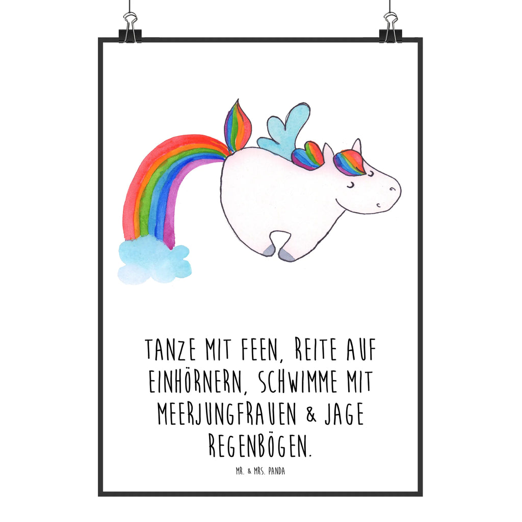 Poster Einhorn Pegasus Poster, Wandposter, Bild, Wanddeko, Küchenposter, Kinderposter, Wanddeko Bild, Raumdekoration, Wanddekoration, Handgemaltes Poster, Mr. & Mrs. Panda Poster, Designposter, Kunstdruck, Posterdruck, Einhorn, Einhörner, Einhorn Deko, Pegasus, Unicorn, Regenbogen, Spielen, Realität, Glitzer, Erwachsenwerden