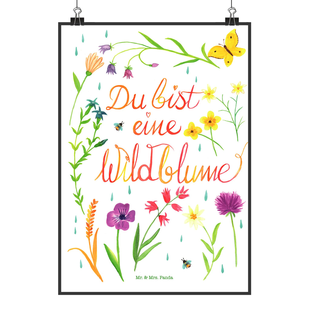 Poster Du bist eine Wildblume Poster, Wandposter, Bild, Wanddeko, Küchenposter, Kinderposter, Wanddeko Bild, Raumdekoration, Wanddekoration, Handgemaltes Poster, Mr. & Mrs. Panda Poster, Designposter, Kunstdruck, Posterdruck, Blumen Deko, Frühlings Deko, Sommer Deko, Dekoration, positive Botschaft, Naturliebhaber, Outdoor, Natur, Abenteuer, Wildblume, wild, Geschenk Frauen, Geschenk Freundin, Kompliment, Blumen Motiv, Jahrestag, Natur Motiv, Hochzeitstag