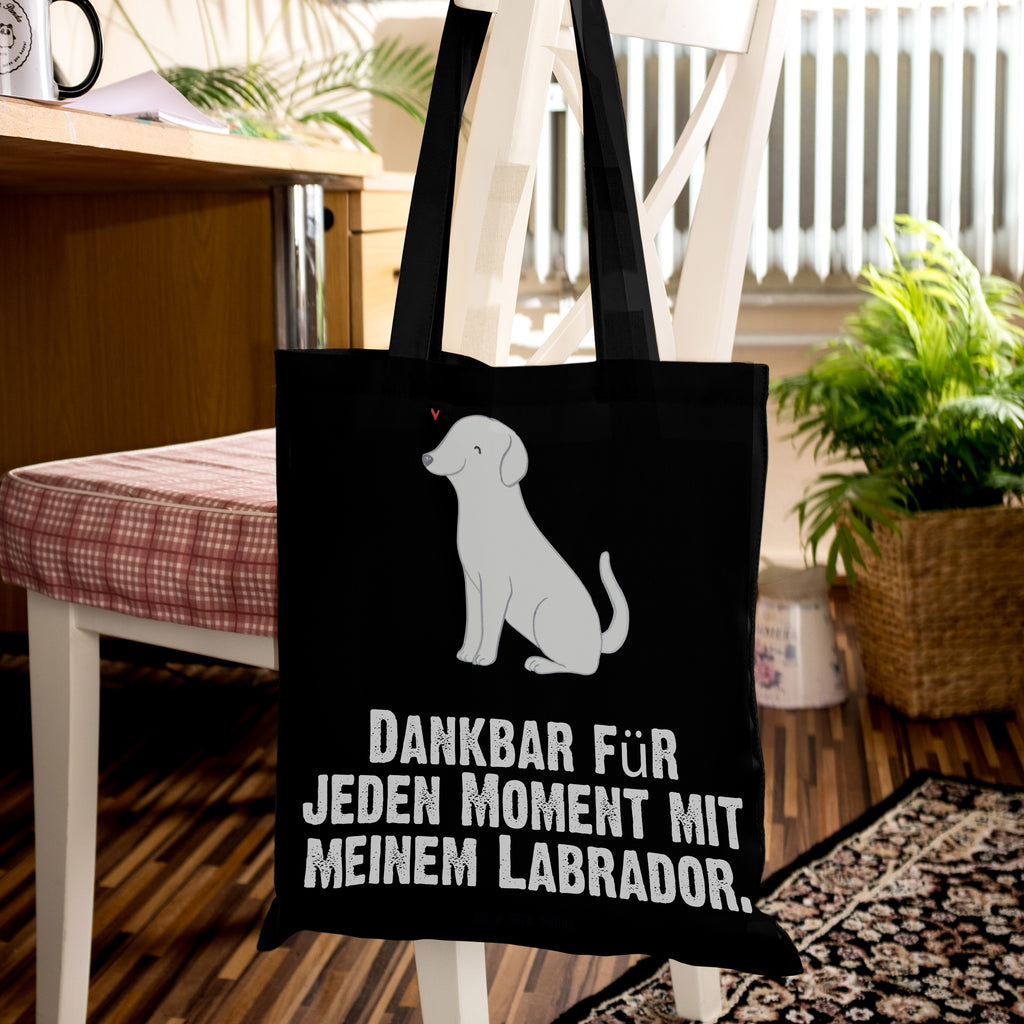 Tragetasche Labrador Moment Beuteltasche, Beutel, Einkaufstasche, Jutebeutel, Stoffbeutel, Hund, Hunderasse, Rassehund, Hundebesitzer, Geschenk, Tierfreund, Schenken, Welpe, Labrador