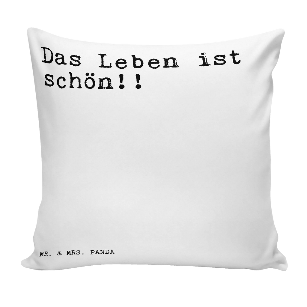 40x40 Kissen Sprüche und Zitate Das Leben ist schön!! Kissenhülle, Kopfkissen, Sofakissen, Dekokissen, Motivkissen, sofakissen, sitzkissen, Kissen, Kissenbezüge, Kissenbezug 40x40, Kissen 40x40, Kissenhülle 40x40, Zierkissen, Couchkissen, Dekokissen Sofa, Sofakissen 40x40, Dekokissen 40x40, Kopfkissen 40x40, Kissen 40x40 Waschbar, Spruch, Sprüche, lustige Sprüche, Weisheiten, Zitate, Spruch Geschenke, Spruch Sprüche Weisheiten Zitate Lustig Weisheit Worte