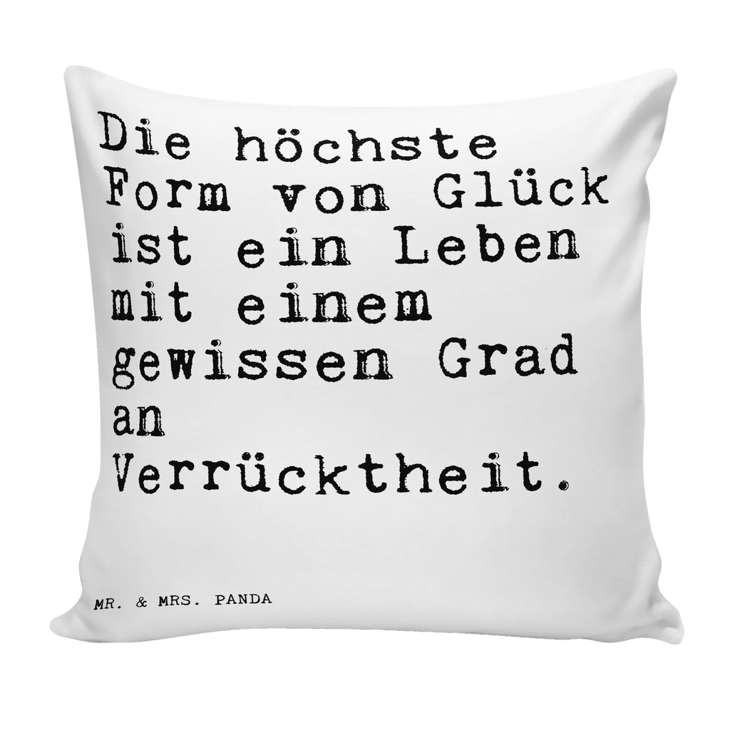 40x40 Kissen Sprüche und Zitate Die höchste Form von Glück ist ein Leben mit einem gewissen Grad an Verrücktheit. Kissenhülle, Kopfkissen, Sofakissen, Dekokissen, Motivkissen, sofakissen, sitzkissen, Kissen, Kissenbezüge, Kissenbezug 40x40, Kissen 40x40, Kissenhülle 40x40, Zierkissen, Couchkissen, Dekokissen Sofa, Sofakissen 40x40, Dekokissen 40x40, Kopfkissen 40x40, Kissen 40x40 Waschbar, Spruch, Sprüche, lustige Sprüche, Weisheiten, Zitate, Spruch Geschenke, Spruch Sprüche Weisheiten Zitate Lustig Weisheit Worte