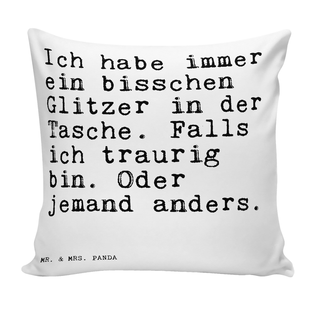 40x40 Kissen Sprüche und Zitate Ich habe immer ein bisschen Glitzer in der Tasche. Falls ich traurig bin. Oder jemand anders. Kissenhülle, Kopfkissen, Sofakissen, Dekokissen, Motivkissen, sofakissen, sitzkissen, Kissen, Kissenbezüge, Kissenbezug 40x40, Kissen 40x40, Kissenhülle 40x40, Zierkissen, Couchkissen, Dekokissen Sofa, Sofakissen 40x40, Dekokissen 40x40, Kopfkissen 40x40, Kissen 40x40 Waschbar, Spruch, Sprüche, lustige Sprüche, Weisheiten, Zitate, Spruch Geschenke, Spruch Sprüche Weisheiten Zitate Lustig Weisheit Worte