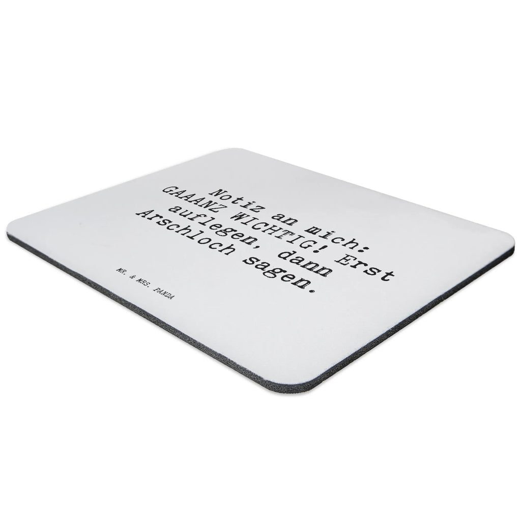 Mauspad Sprüche und Zitate Notiz an mich: GAAANZ WICHTIG! Erst auflegen, dann Arschloch sagen. Mousepad, Computer zubehör, Büroausstattung, PC Zubehör, Arbeitszimmer, Mauspad, Einzigartiges Mauspad, Designer Mauspad, Mausunterlage, Mauspad Büro, Spruch, Sprüche, lustige Sprüche, Weisheiten, Zitate, Spruch Geschenke, Spruch Sprüche Weisheiten Zitate Lustig Weisheit Worte