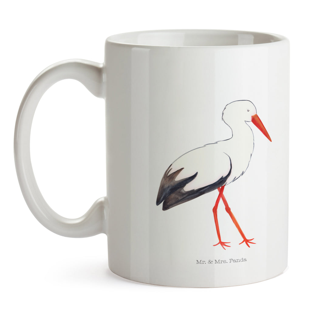 Tasse Storch Tasse, Kaffeetasse, Teetasse, Becher, Kaffeebecher, Teebecher, Keramiktasse, Porzellantasse, Büro Tasse, Geschenk Tasse, Tasse Sprüche, Tasse Motive, Kaffeetassen, Tasse bedrucken, Designer Tasse, Cappuccino Tassen, Schöne Teetassen, Tiermotive, Gute Laune, lustige Sprüche, Tiere, Storch, Störche, Schwangerschaft, Geburt, Mutter, Mütter, Mutter werden, Schwanger, Babybauch, Baby