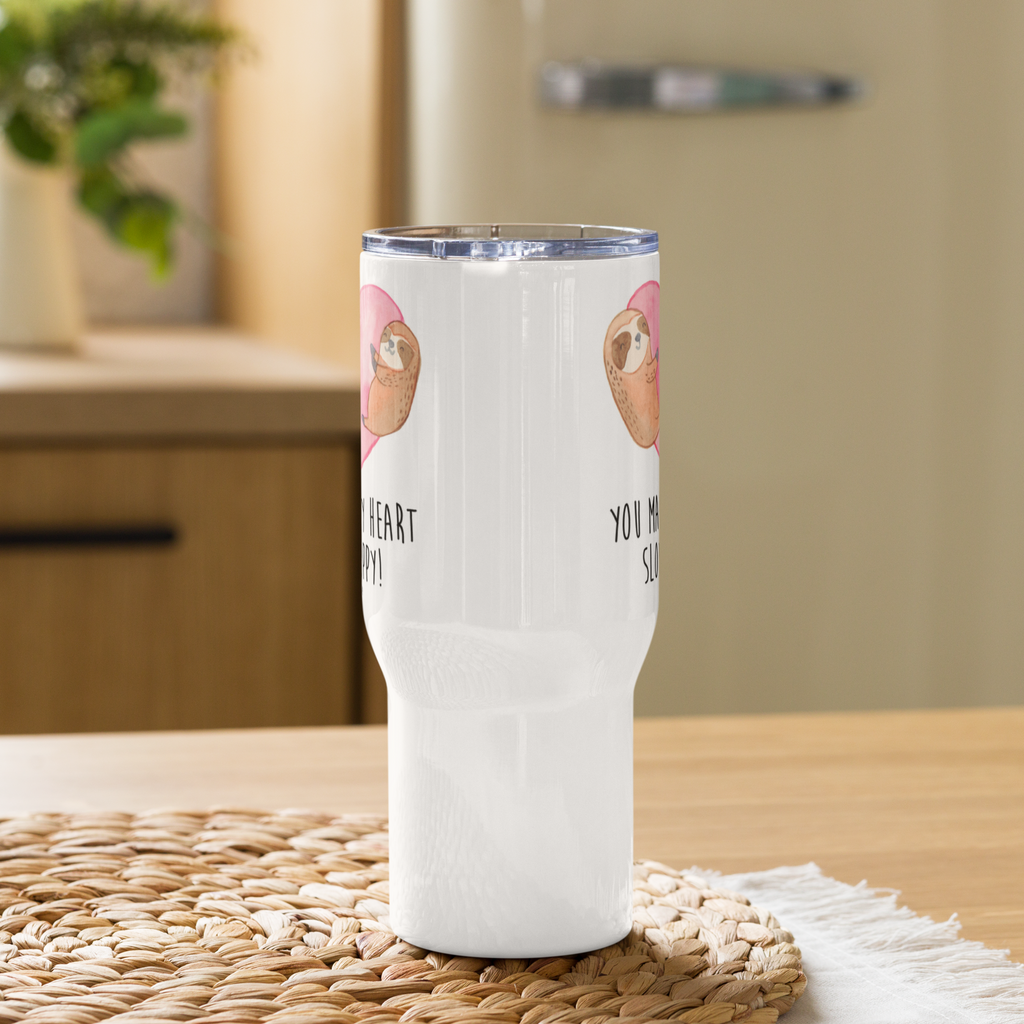 XXL Thermobecher Faultiere Herz Thermobecher, XL Thermobecher, Reisebecher, XL Reisetasse, Großer Thermobecher, Autobecher, Jumbo Becher, Liebe, Partner, Freund, Freundin, Ehemann, Ehefrau, Heiraten, Verlobung, Heiratsantrag, Liebesgeschenk, Jahrestag, Hocheitstag, Valentinstag, Geschenk für Frauen, Hochzeitstag, Mitbringsel, Geschenk für Freundin, Geschenk für Partner, Liebesbeweis, für Männer, für Ehemann