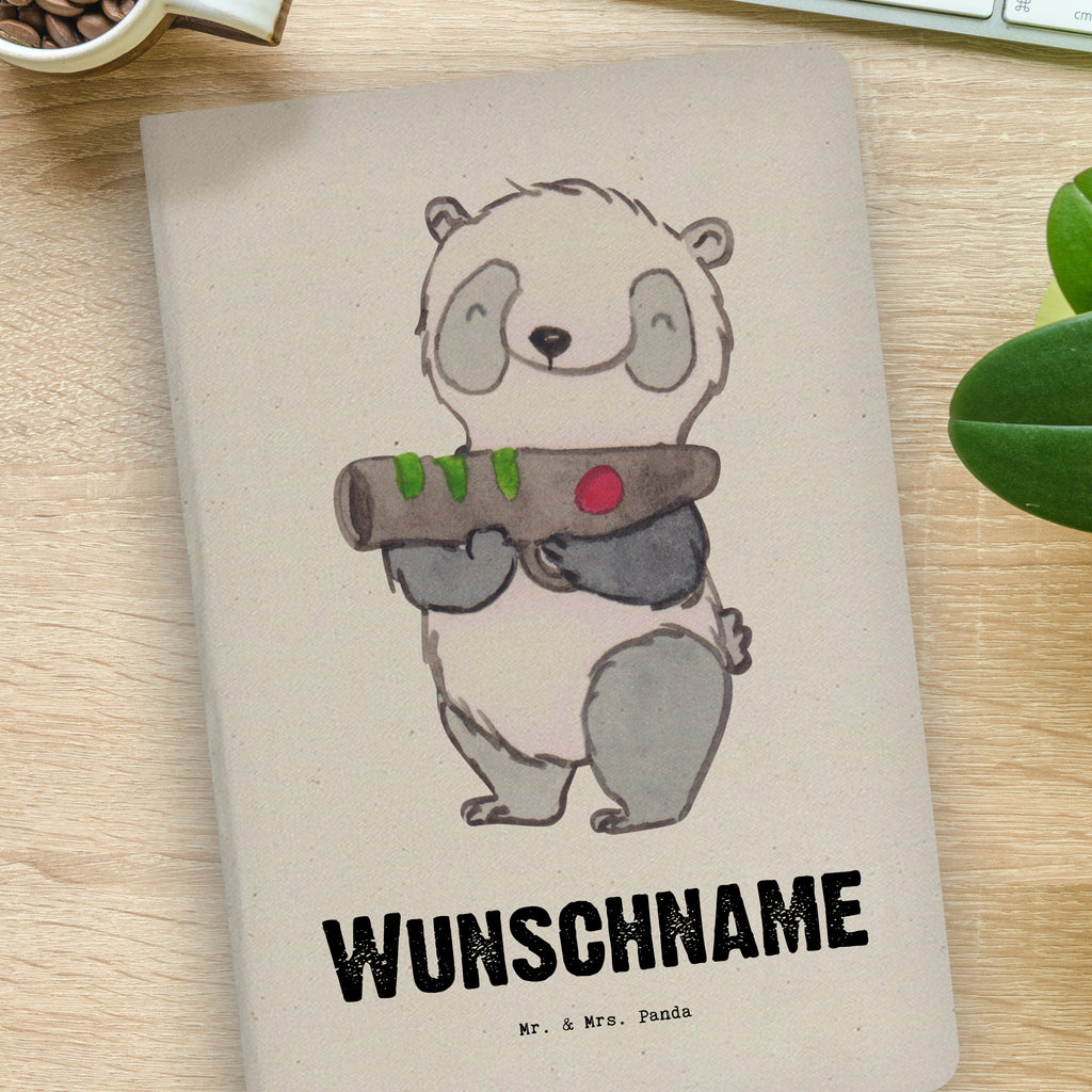 DIN A4 Personalisiertes Notizbuch Panda LaserTag Personalisiertes Notizbuch, Notizbuch mit Namen, Notizbuch bedrucken, Personalisierung, Namensbuch, Namen, Geschenk, Sport, Sportart, Hobby, Schenken, Danke, Dankeschön, Auszeichnung, Gewinn, Sportler, Lasertag, Lasergame Zentrum, Laser Tag Party