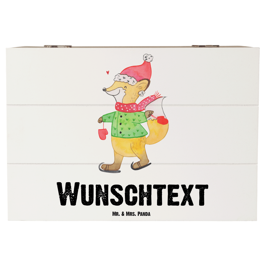 Personalisierte Holzkiste Fuchs  Schlittschuhe Holzkiste mit Namen, Kiste mit Namen, Schatzkiste mit Namen, Truhe mit Namen, Schatulle mit Namen, Erinnerungsbox mit Namen, Erinnerungskiste, mit Namen, Dekokiste mit Namen, Aufbewahrungsbox mit Namen, Holzkiste Personalisiert, Kiste Personalisiert, Schatzkiste Personalisiert, Truhe Personalisiert, Schatulle Personalisiert, Erinnerungsbox Personalisiert, Erinnerungskiste Personalisiert, Dekokiste Personalisiert, Aufbewahrungsbox Personalisiert, Geschenkbox personalisiert, GEschenkdose personalisiert, Winter, Weihnachten, Weihnachtsdeko, Nikolaus, Advent, Heiligabend, Wintermotiv, Weihnachtsmann, Weihnachtstage, Weihnachtsbaum, Tannenbaum, Weihnachtszeit