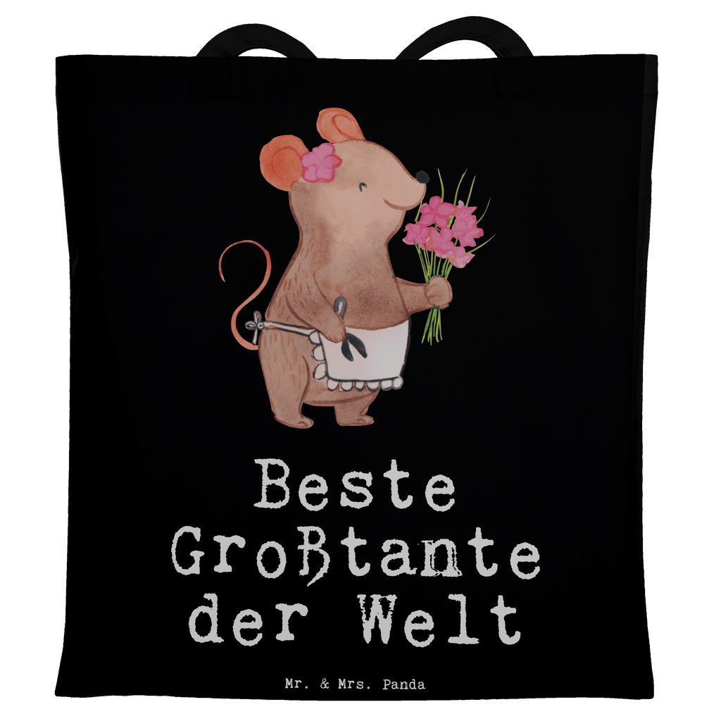 Tragetasche Maus Beste Großtante der Welt Beuteltasche, Beutel, Einkaufstasche, Jutebeutel, Stoffbeutel, Tasche, Shopper, Umhängetasche, Strandtasche, Schultertasche, Stofftasche, Tragetasche, Badetasche, Jutetasche, Einkaufstüte, Laptoptasche, für, Dankeschön, Geschenk, Schenken, Geburtstag, Geburtstagsgeschenk, Geschenkidee, Danke, Bedanken, Mitbringsel, Freude machen, Geschenktipp, Großtante, Grosstante, Tante, Lieblingstante, Familie, Schwester, Tanten, Kleinigkeit, Beste, Nichte, Neffe, Groß