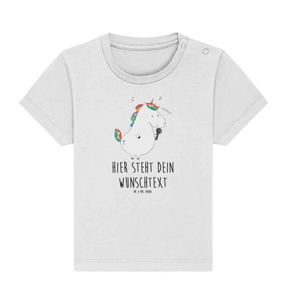 Personalisiertes Baby Shirt Einhorn Sänger Personalisiertes Baby T-Shirt, Personalisiertes Jungen Baby T-Shirt, Personalisiertes Mädchen Baby T-Shirt, Personalisiertes Shirt, Einhorn, Einhörner, Einhorn Deko, Pegasus, Unicorn, Glitzer, Konfetti, Party, Geburtstag, Feier, Fest, Disco, Sängerin, Sänger, Freundin