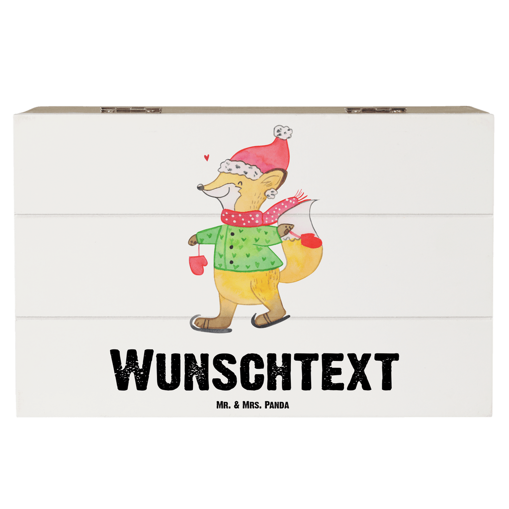 Personalisierte Holzkiste Fuchs  Schlittschuhe Holzkiste mit Namen, Kiste mit Namen, Schatzkiste mit Namen, Truhe mit Namen, Schatulle mit Namen, Erinnerungsbox mit Namen, Erinnerungskiste, mit Namen, Dekokiste mit Namen, Aufbewahrungsbox mit Namen, Holzkiste Personalisiert, Kiste Personalisiert, Schatzkiste Personalisiert, Truhe Personalisiert, Schatulle Personalisiert, Erinnerungsbox Personalisiert, Erinnerungskiste Personalisiert, Dekokiste Personalisiert, Aufbewahrungsbox Personalisiert, Geschenkbox personalisiert, GEschenkdose personalisiert, Winter, Weihnachten, Weihnachtsdeko, Nikolaus, Advent, Heiligabend, Wintermotiv, Weihnachtsmann, Weihnachtstage, Weihnachtsbaum, Tannenbaum, Weihnachtszeit