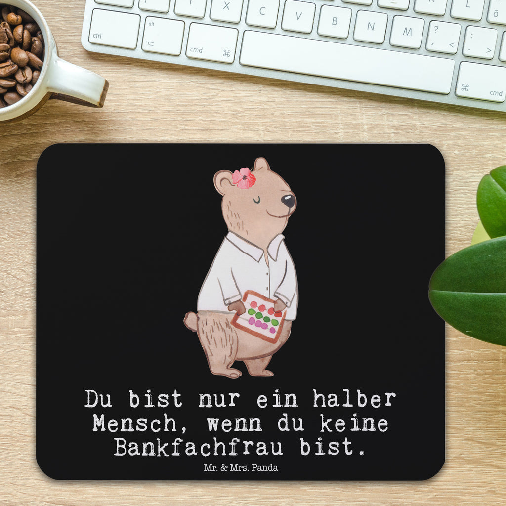 Mauspad Bankfachfrau mit Herz Mousepad, Computer zubehör, Büroausstattung, PC Zubehör, Arbeitszimmer, Mauspad, Einzigartiges Mauspad, Designer Mauspad, Mausunterlage, Mauspad Büro, Beruf, Ausbildung, Jubiläum, Abschied, Rente, Kollege, Kollegin, Geschenk, Schenken, Arbeitskollege, Mitarbeiter, Firma, Danke, Dankeschön, Bankfachfrau, Bankangestellte, Bänkerin, Bankberaterin