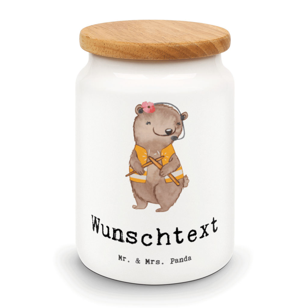 Personalisierte Vorratsdose Fluglotsin mit Herz Personalisierte Vorratsdose, Personalisierte Keksdose, Personalisierte Keramikdose, Personalisierte Leckerlidose, Personalisierte Dose, Personalisierter Vorratsbehälter, Personalisierte Aufbewahrungsdose, Beruf, Ausbildung, Jubiläum, Abschied, Rente, Kollege, Kollegin, Geschenk, Schenken, Arbeitskollege, Mitarbeiter, Firma, Danke, Dankeschön, Fluglotsin, Flugverkehrsleiterin, Luftfahrtpersonal, Flugsicherung