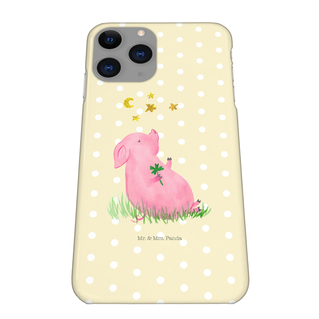 Handyhülle Schwein Glück Handyhülle, Handycover, Cover, Handy, Hülle, Iphone 10, Iphone X, Tiermotive, Gute Laune, lustige Sprüche, Tiere, Glücksschwein. Glück, Schwein, Schweinchen, Sterne, Sernchen, Ziele, Träume, Motivation, Glücksbringer