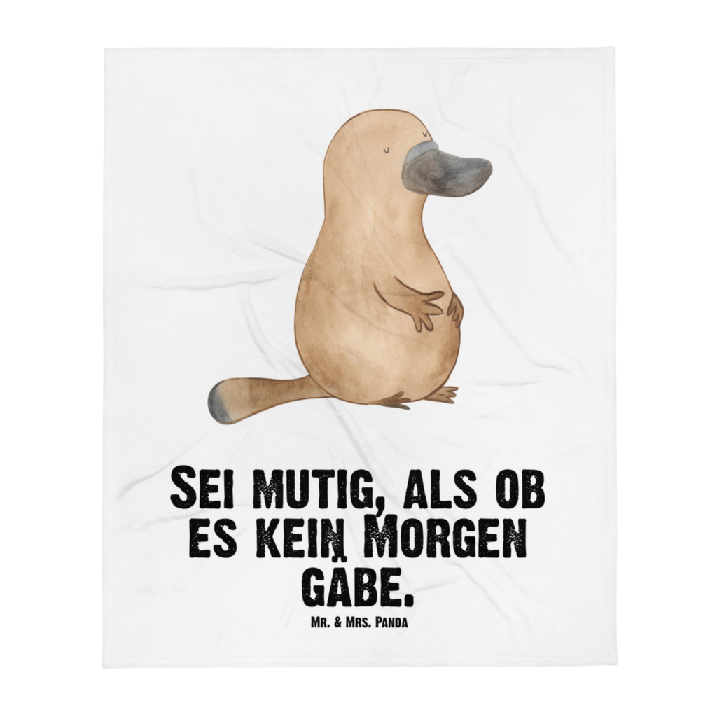 Babydecke Schnabeltier Mut Babydecke, Babygeschenk, Geschenk Geburt, Babyecke Kuscheldecke, Krabbeldecke, Meerestiere, Meer, Urlaub, Schnabeltier, Mut, mutig, Lebensweisheit, Schnabeltiere, Motivation, Training, Büro, Arbeit, Neuanfang, Neustart, Weltreise, Raodtrip