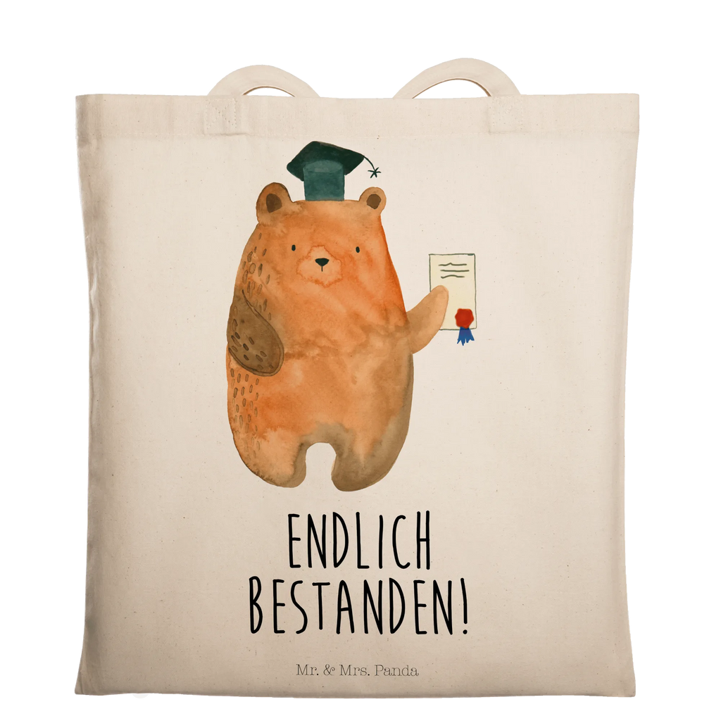 Tragetasche Bär Prüfung Beuteltasche, Beutel, Einkaufstasche, Jutebeutel, Stoffbeutel, Tasche, Shopper, Umhängetasche, Strandtasche, Schultertasche, Stofftasche, Tragetasche, Badetasche, Jutetasche, Einkaufstüte, Laptoptasche, Bär, Teddy, Teddybär, Abitur, Prüfungen, Prüfung bestanden, Abschluss, Zeugnis, Abschlusszeugnis