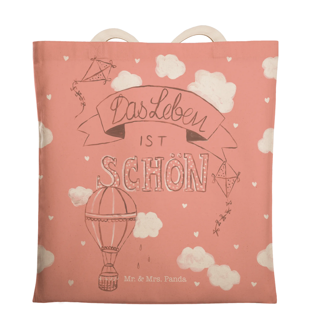 Tragetasche Heißluftballons Das Leben ist schön Beuteltasche, Beutel, Einkaufstasche, Jutebeutel, Stoffbeutel, Tasche, Shopper, Umhängetasche, Strandtasche, Schultertasche, Stofftasche, Tragetasche, Badetasche, Jutetasche, Einkaufstüte, Laptoptasche, Blumen Deko, Frühlings Deko, Sommer Deko, Dekoration, positive Botschaft, Naturliebhaber, Outdoor, Natur, Abenteuer, Heißluftballon, Leben, Das Leben ist schön, Spruch Leben, Zitat, Inspiration, erleben, glücklich sein, Deko Haus