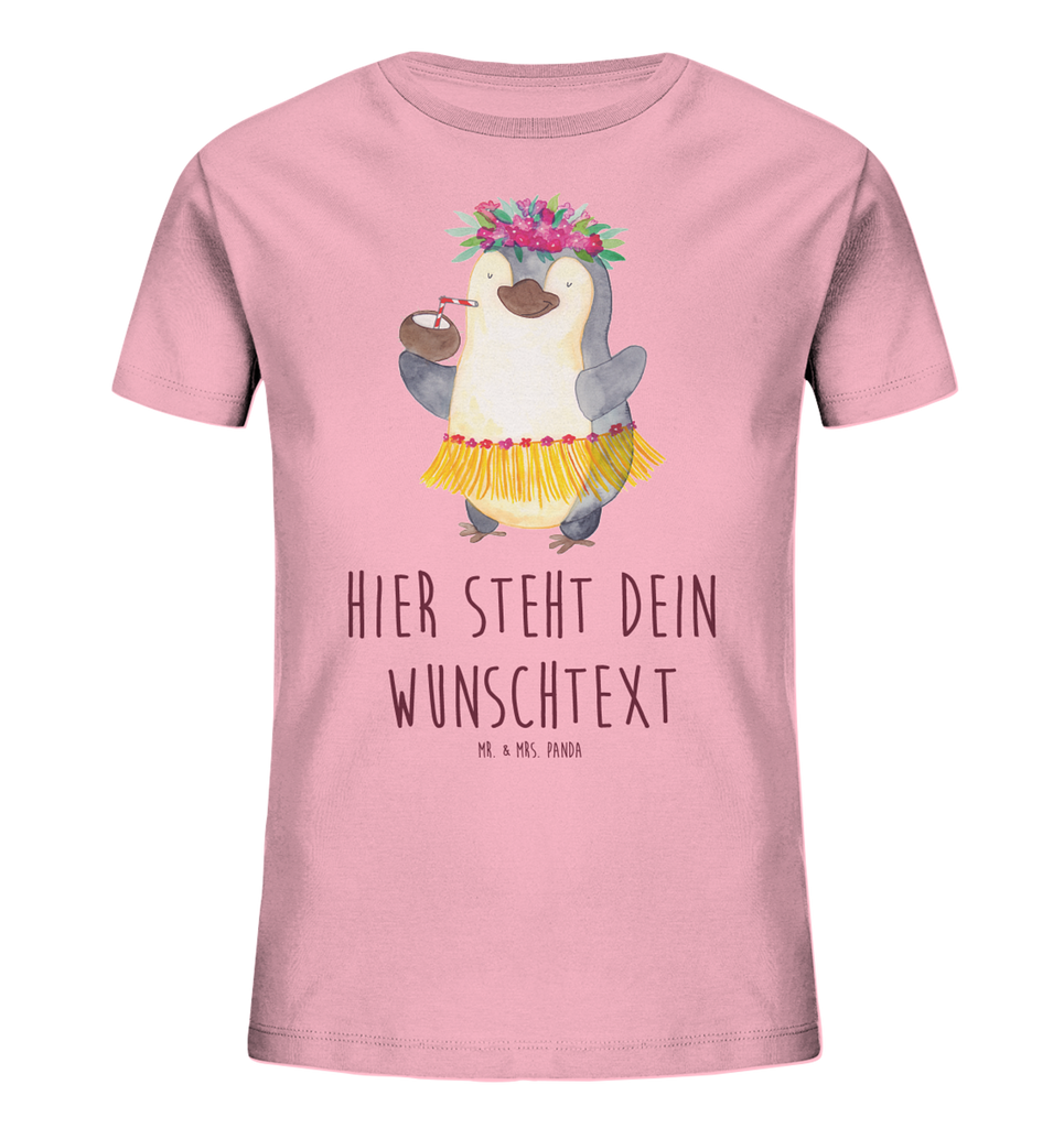 Personalisiertes Kinder T-Shirt Pinguin Kokosnuss Personalisiertes Kinder T-Shirt, Pinguin, Aloha, Hawaii, Urlaub, Kokosnuss, Pinguine