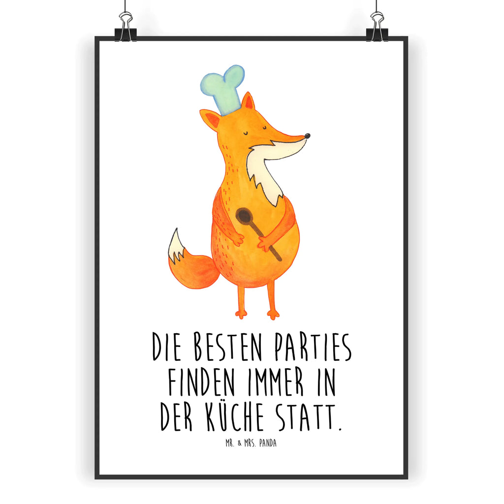 Poster Fuchs Koch Poster, Wandposter, Bild, Wanddeko, Küchenposter, Kinderposter, Wanddeko Bild, Raumdekoration, Wanddekoration, Handgemaltes Poster, Mr. & Mrs. Panda Poster, Designposter, Kunstdruck, Posterdruck, Fuchs, Füchse, Koch Geschenk, Küche Spruch, Küche Deko, Köche, Bäcker, Party Spruch, Spruch lustig, witzig