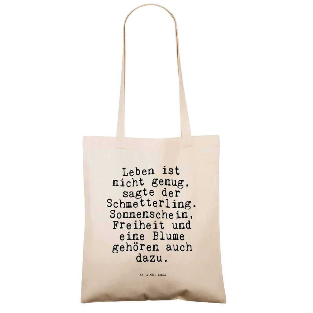 Tragetasche Leben ist nicht genug,... Beuteltasche, Beutel, Einkaufstasche, Jutebeutel, Stoffbeutel, Tasche, Shopper, Umhängetasche, Strandtasche, Schultertasche, Stofftasche, Tragetasche, Badetasche, Jutetasche, Einkaufstüte, Laptoptasche, Spruch, Sprüche, lustige Sprüche, Weisheiten, Zitate, Spruch Geschenke, Spruch Sprüche Weisheiten Zitate Lustig Weisheit Worte