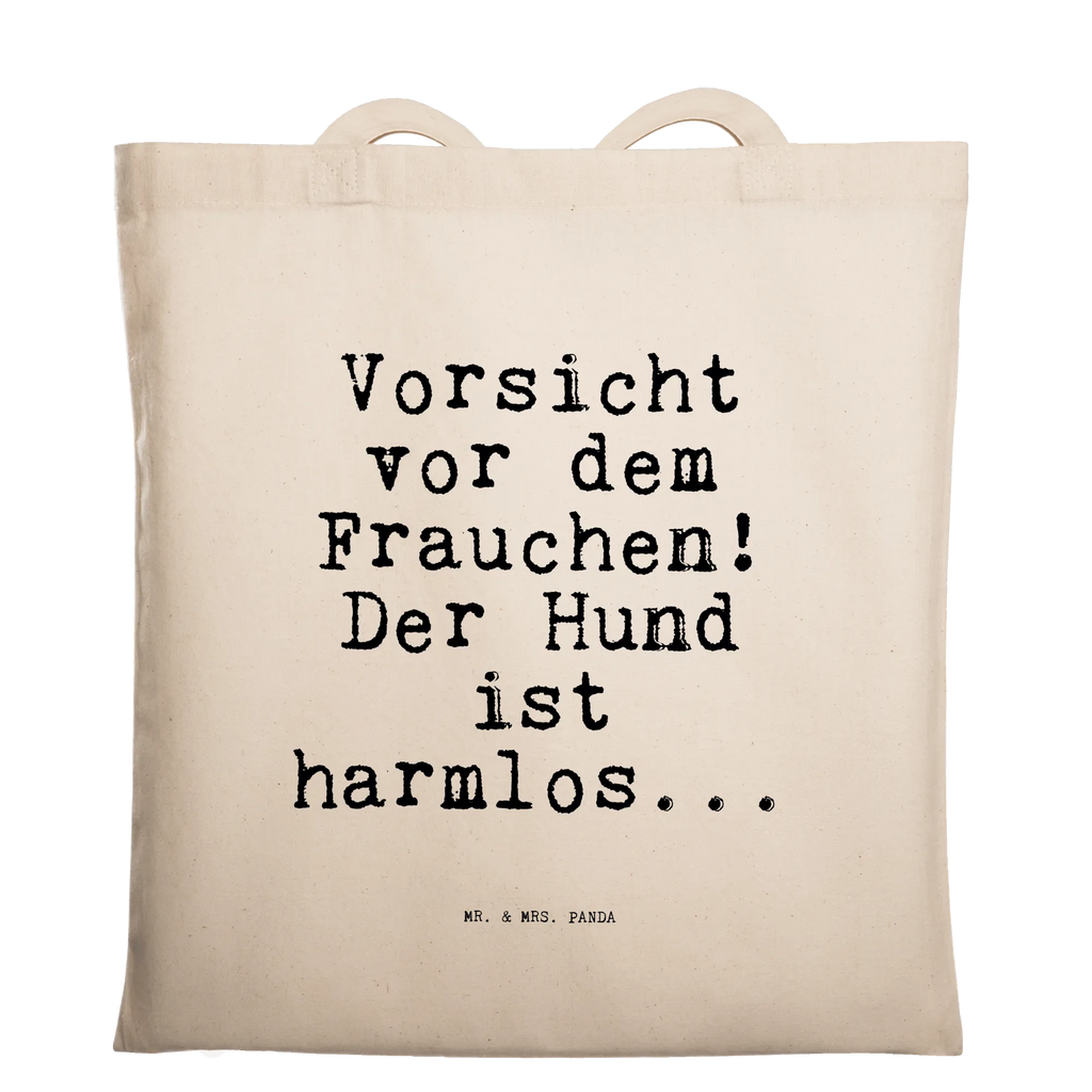 Tragetasche Vorsicht vor dem Frauchen!... Beuteltasche, Beutel, Einkaufstasche, Jutebeutel, Stoffbeutel, Tasche, Shopper, Umhängetasche, Strandtasche, Schultertasche, Stofftasche, Tragetasche, Badetasche, Jutetasche, Einkaufstüte, Laptoptasche, Spruch, Sprüche, lustige Sprüche, Weisheiten, Zitate, Spruch Geschenke, Spruch Sprüche Weisheiten Zitate Lustig Weisheit Worte