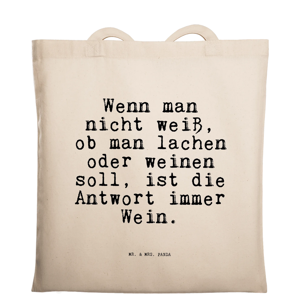 Tragetasche Wenn man nicht weiß,... Beuteltasche, Beutel, Einkaufstasche, Jutebeutel, Stoffbeutel, Tasche, Shopper, Umhängetasche, Strandtasche, Schultertasche, Stofftasche, Tragetasche, Badetasche, Jutetasche, Einkaufstüte, Laptoptasche, Spruch, Sprüche, lustige Sprüche, Weisheiten, Zitate, Spruch Geschenke, Spruch Sprüche Weisheiten Zitate Lustig Weisheit Worte