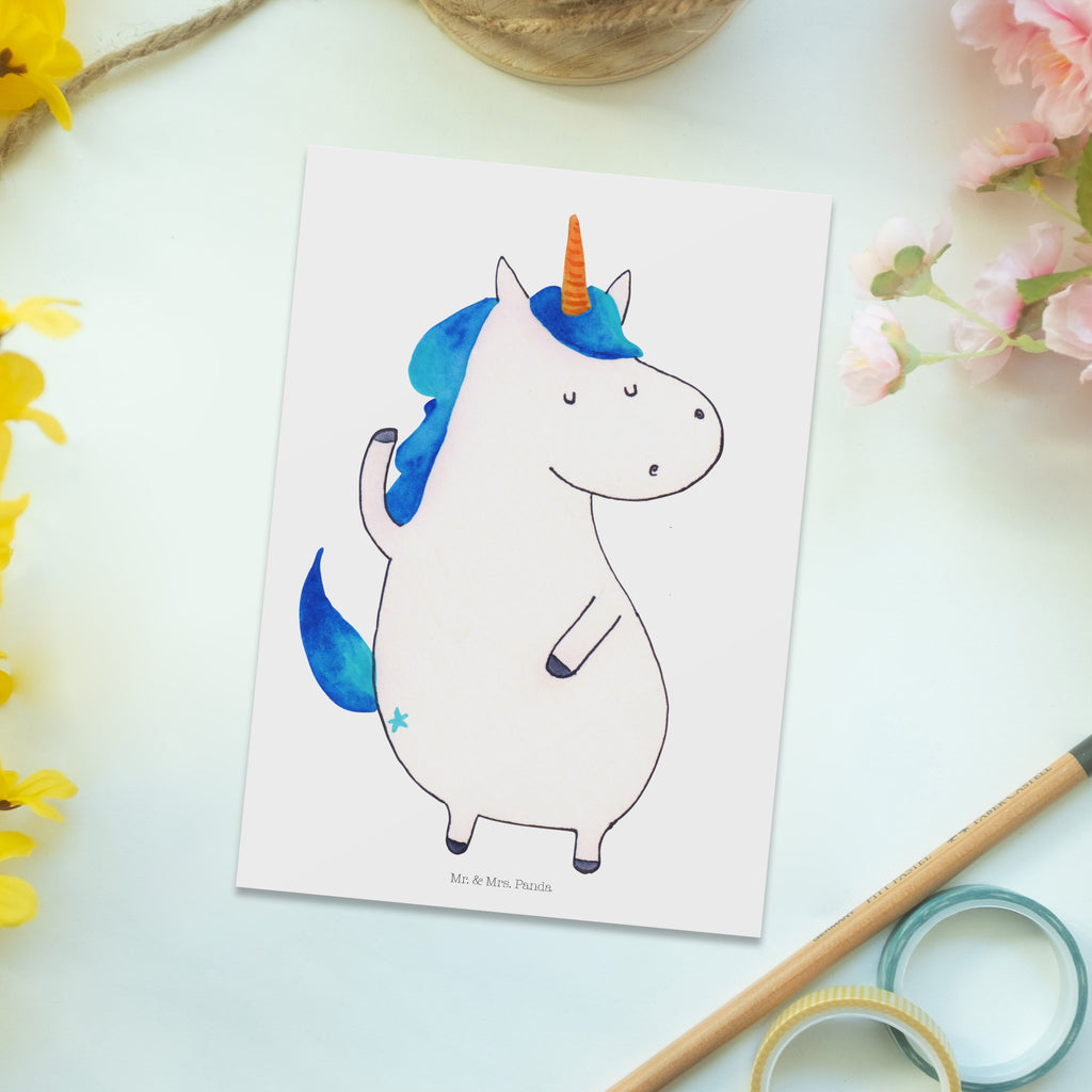 Postkarte Einhorn Mann Postkarte, Karte, Geschenkkarte, Grußkarte, Einladung, Ansichtskarte, Geburtstagskarte, Einladungskarte, Dankeskarte, Ansichtskarten, Einladung Geburtstag, Einladungskarten Geburtstag, Einhorn, Einhörner, Einhorn Deko, Pegasus, Unicorn, cool, Mann, Freundin, Familie, bester Freund, BFF, Party, hübsch, beste