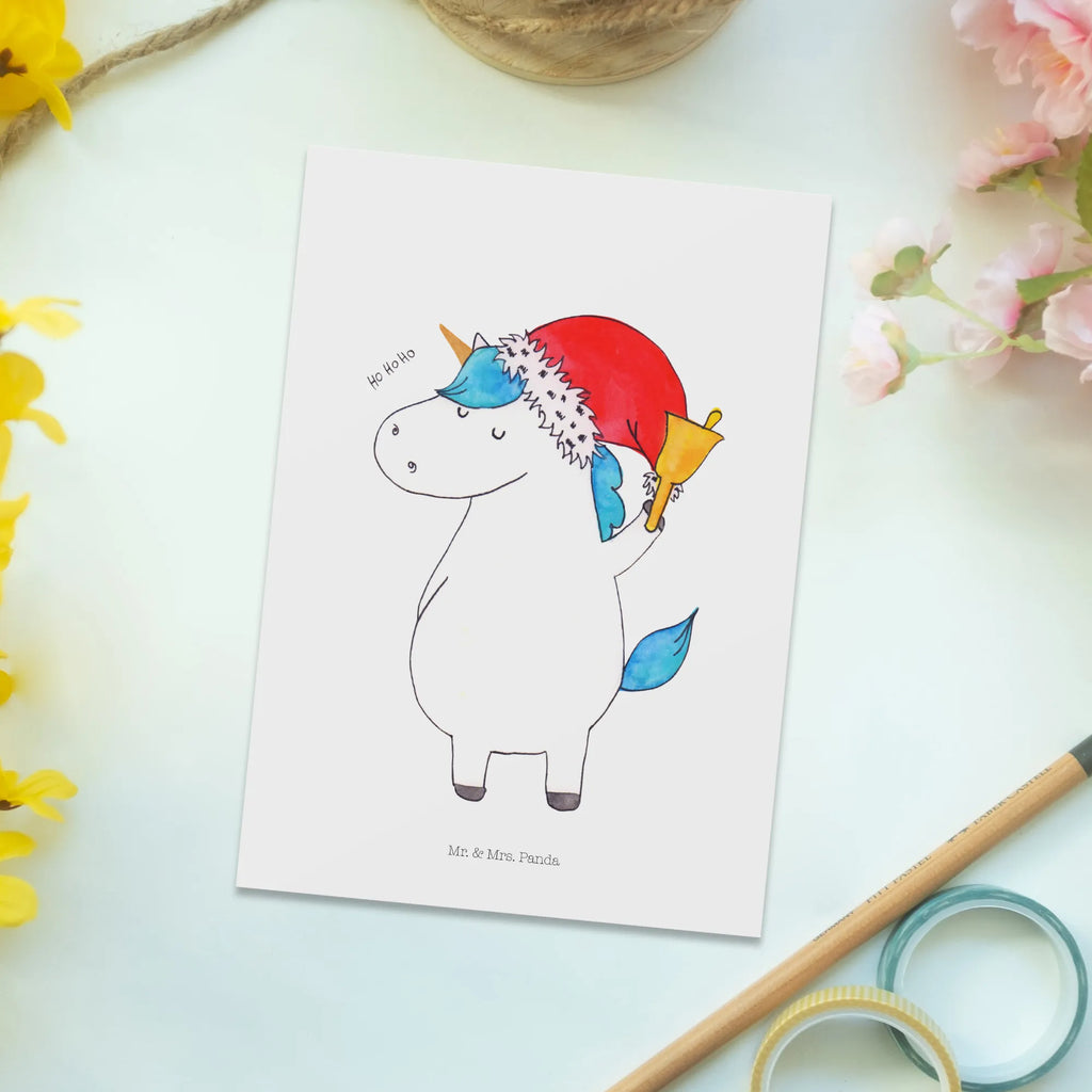 Postkarte Einhorn Weihnachtsmann Postkarte, Karte, Geschenkkarte, Grußkarte, Einladung, Ansichtskarte, Geburtstagskarte, Einladungskarte, Dankeskarte, Ansichtskarten, Einladung Geburtstag, Einladungskarten Geburtstag, Einhorn, Einhörner, Einhorn Deko, Pegasus, Unicorn, Gin, Schokolade, Schoki, Weihnachten, Weihnachtsmann, Nikolaus, Wunschzettel, Wunschliste, Feenstaub