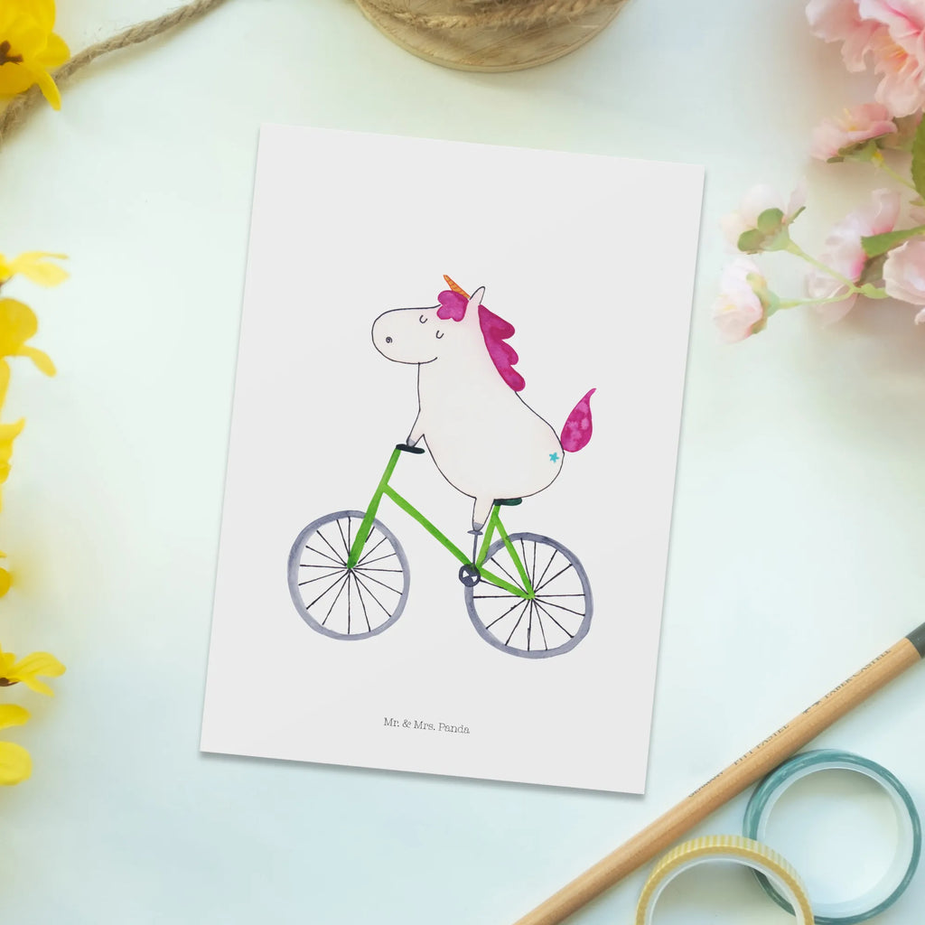 Postkarte Einhorn Radfahrer Postkarte, Karte, Geschenkkarte, Grußkarte, Einladung, Ansichtskarte, Geburtstagskarte, Einladungskarte, Dankeskarte, Ansichtskarten, Einladung Geburtstag, Einladungskarten Geburtstag, Einhorn, Einhörner, Einhorn Deko, Pegasus, Unicorn, Radfahren, Radfahrer, Rad, Bike, Feenstaub, Konfetti, Luxusproblem, Kummer, Liebeskummer