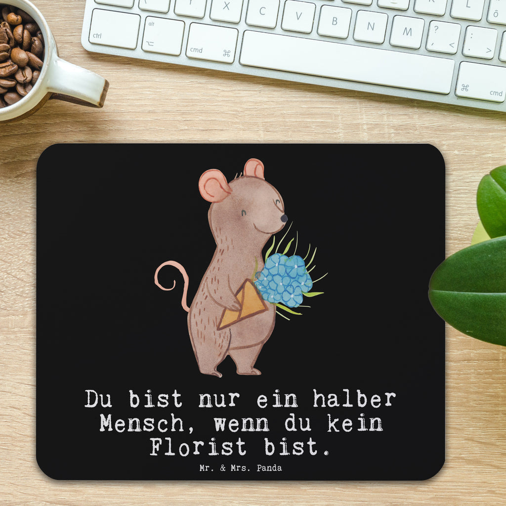 Mauspad Florist mit Herz Mousepad, Computer zubehör, Büroausstattung, PC Zubehör, Arbeitszimmer, Mauspad, Einzigartiges Mauspad, Designer Mauspad, Mausunterlage, Mauspad Büro, Beruf, Ausbildung, Jubiläum, Abschied, Rente, Kollege, Kollegin, Geschenk, Schenken, Arbeitskollege, Mitarbeiter, Firma, Danke, Dankeschön, Blumenhändler, Florist, Blumenlanden, Blumenprofi