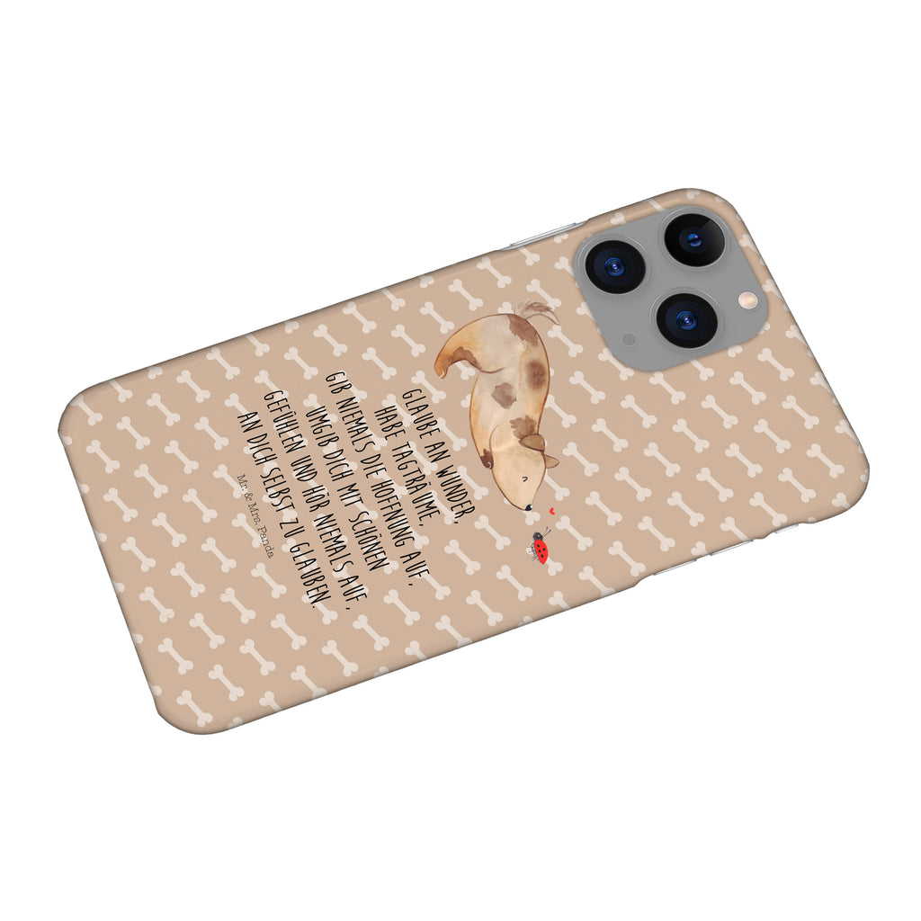 Handyhülle Hund Marienkäfer Handyhülle, Handycover, Cover, Handy, Hülle, Samsung Galaxy S8 plus, Hund, Hundemotiv, Haustier, Hunderasse, Tierliebhaber, Hundebesitzer, Sprüche, Hunde, Hundespruch, Marienkäfer, Mischling, Mischlinghund