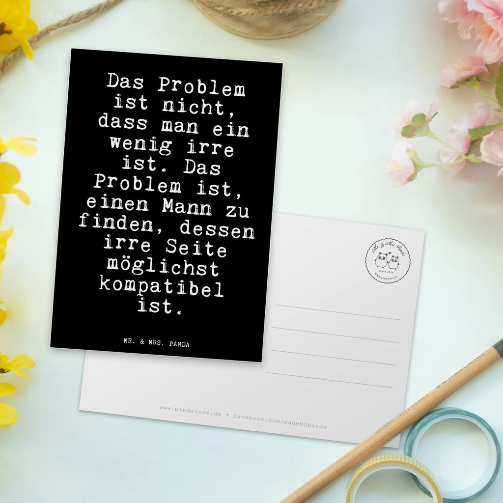 Postkarte Das Problem ist nicht,... Postkarte, Karte, Geschenkkarte, Grußkarte, Einladung, Ansichtskarte, Geburtstagskarte, Einladungskarte, Dankeskarte, Ansichtskarten, Einladung Geburtstag, Einladungskarten Geburtstag, Spruch, Sprüche, lustige Sprüche, Weisheiten, Zitate, Spruch Geschenke, Glizer Spruch Sprüche Weisheiten Zitate Lustig Weisheit Worte