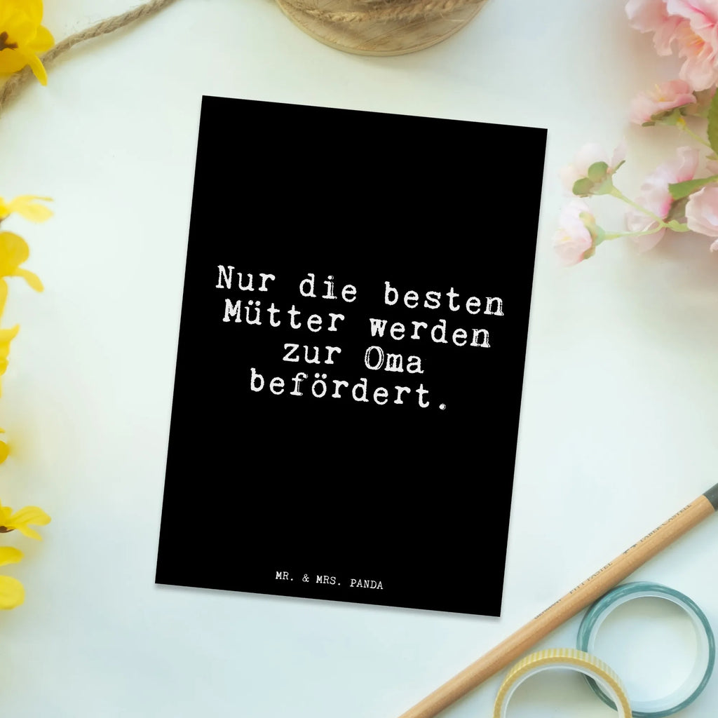 Postkarte Fun Talk Nur die besten Mütter werden zur Oma befördert. Postkarte, Karte, Geschenkkarte, Grußkarte, Einladung, Ansichtskarte, Geburtstagskarte, Einladungskarte, Dankeskarte, Ansichtskarten, Einladung Geburtstag, Einladungskarten Geburtstag, Spruch, Sprüche, lustige Sprüche, Weisheiten, Zitate, Spruch Geschenke, Glizer Spruch Sprüche Weisheiten Zitate Lustig Weisheit Worte