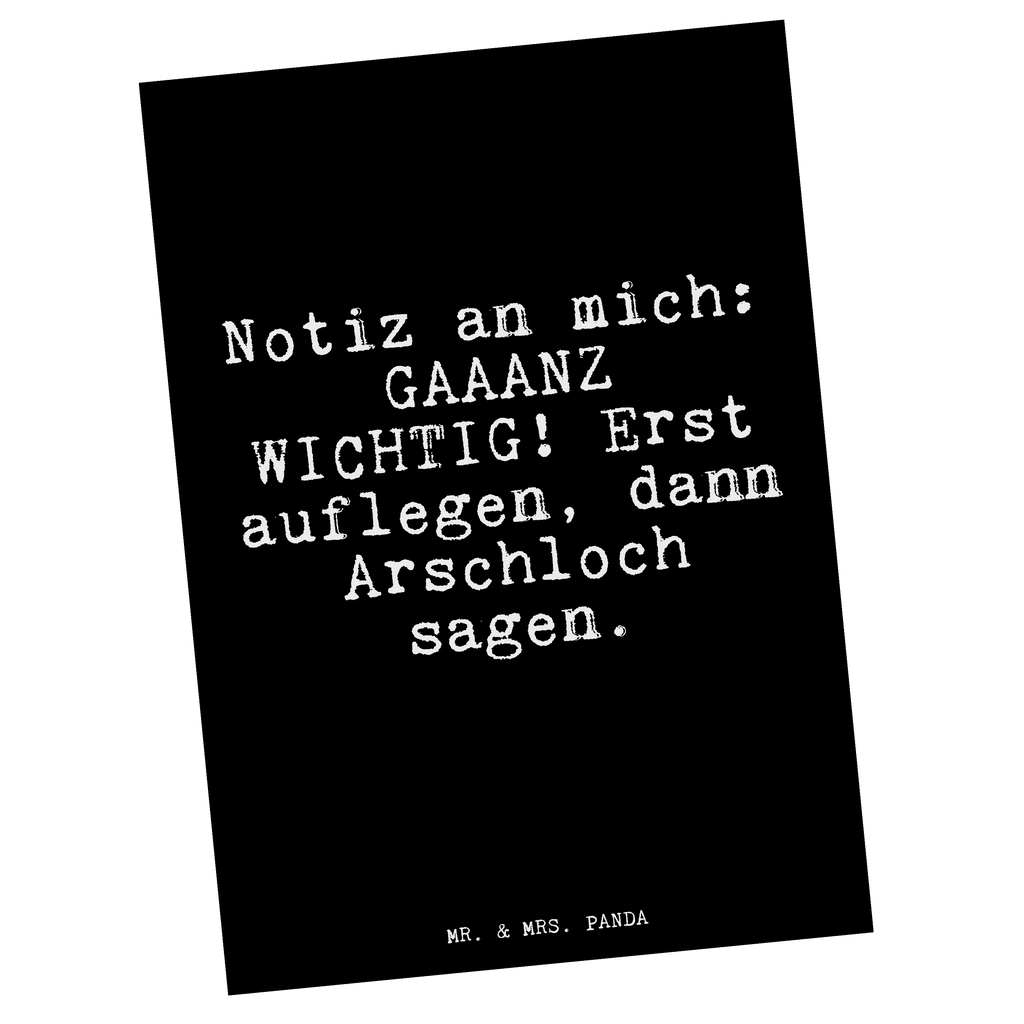 Postkarte Notiz an mich: GAAANZ... Postkarte, Karte, Geschenkkarte, Grußkarte, Einladung, Ansichtskarte, Geburtstagskarte, Einladungskarte, Dankeskarte, Ansichtskarten, Einladung Geburtstag, Einladungskarten Geburtstag, Spruch, Sprüche, lustige Sprüche, Weisheiten, Zitate, Spruch Geschenke, Glizer Spruch Sprüche Weisheiten Zitate Lustig Weisheit Worte