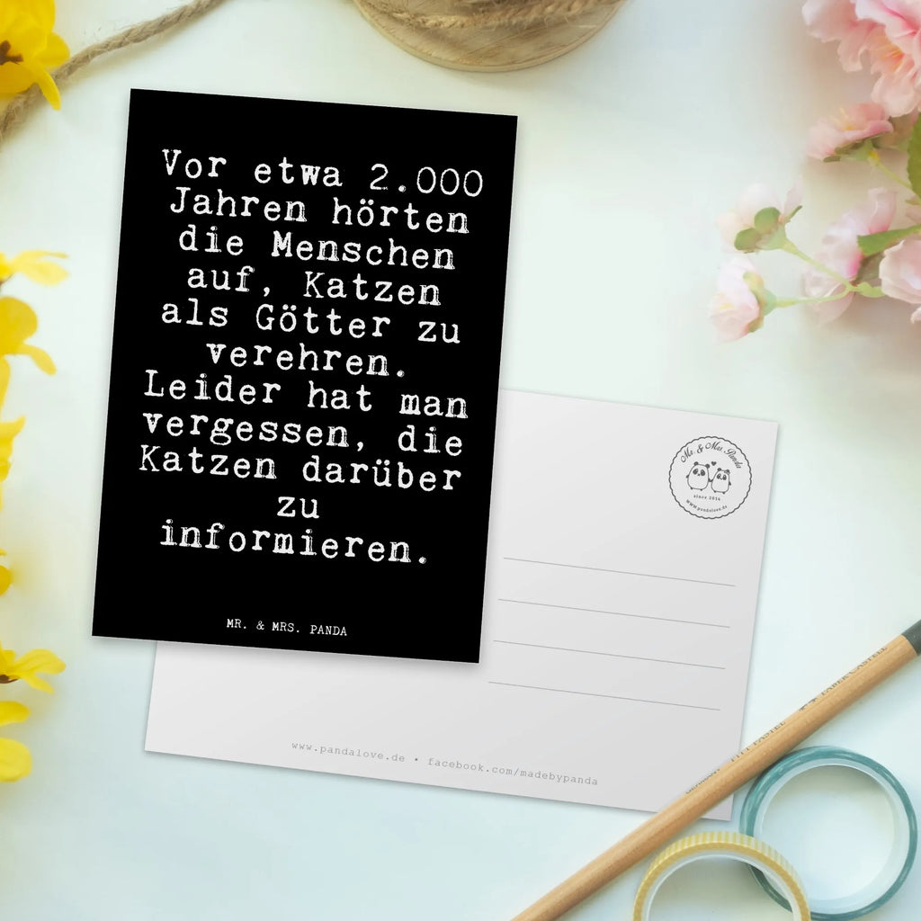 Postkarte Fun Talk Vor etwa 2.000 Jahren hörten die Menschen auf, Katzen als Götter zu verehren. Leider hat man vergessen, die Katzen darüber zu informieren. Postkarte, Karte, Geschenkkarte, Grußkarte, Einladung, Ansichtskarte, Geburtstagskarte, Einladungskarte, Dankeskarte, Ansichtskarten, Einladung Geburtstag, Einladungskarten Geburtstag, Spruch, Sprüche, lustige Sprüche, Weisheiten, Zitate, Spruch Geschenke, Glizer Spruch Sprüche Weisheiten Zitate Lustig Weisheit Worte