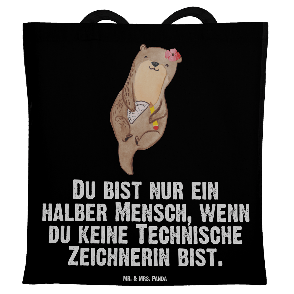 Tragetasche Technische Zeichnerin mit Herz Beuteltasche, Beutel, Einkaufstasche, Jutebeutel, Stoffbeutel, Tasche, Shopper, Umhängetasche, Strandtasche, Schultertasche, Stofftasche, Tragetasche, Badetasche, Jutetasche, Einkaufstüte, Laptoptasche, Beruf, Ausbildung, Jubiläum, Abschied, Rente, Kollege, Kollegin, Geschenk, Schenken, Arbeitskollege, Mitarbeiter, Firma, Danke, Dankeschön