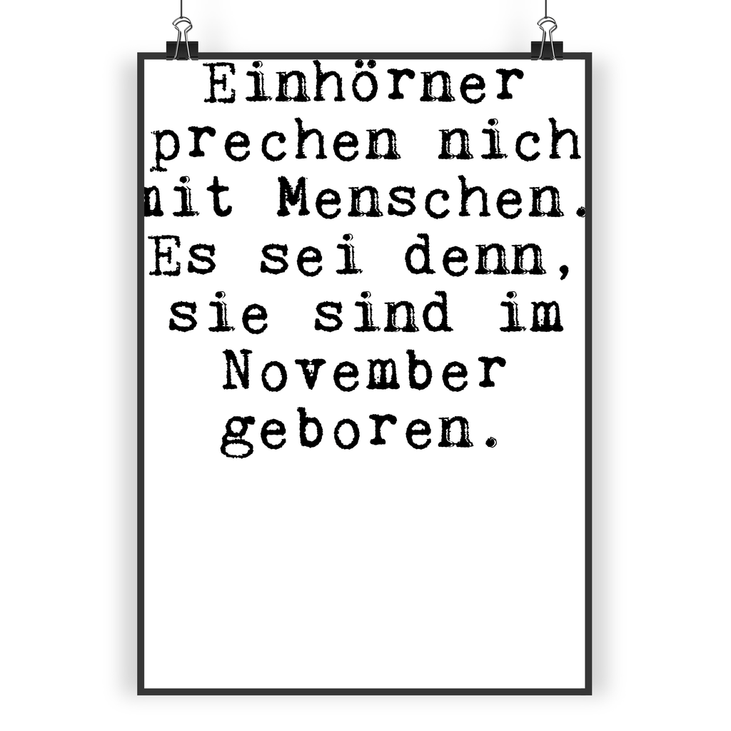 Poster Einhörner sprechen nicht mit... Poster, Wandposter, Bild, Wanddeko, Küchenposter, Kinderposter, Wanddeko Bild, Raumdekoration, Wanddekoration, Handgemaltes Poster, Mr. & Mrs. Panda Poster, Designposter, Kunstdruck, Posterdruck, Spruch, Sprüche, lustige Sprüche, Weisheiten, Zitate, Spruch Geschenke, Glizer Spruch Sprüche Weisheiten Zitate Lustig Weisheit Worte