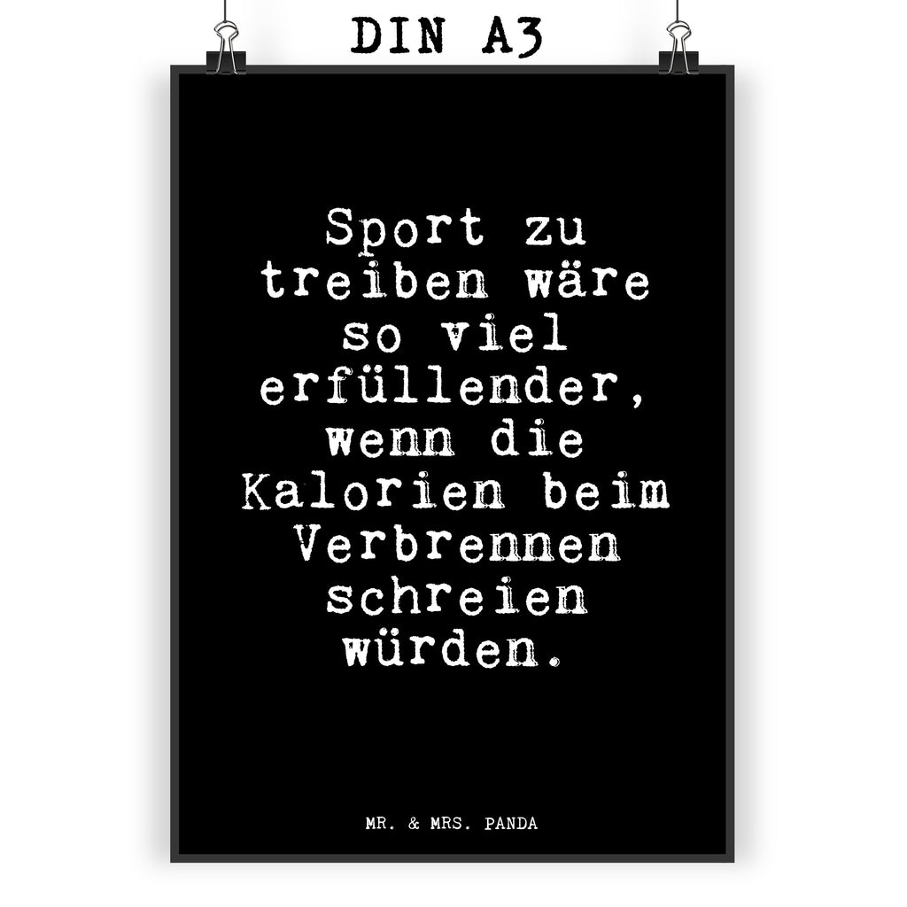 Poster Sport zu treiben wäre... Poster, Wandposter, Bild, Wanddeko, Küchenposter, Kinderposter, Wanddeko Bild, Raumdekoration, Wanddekoration, Handgemaltes Poster, Mr. & Mrs. Panda Poster, Designposter, Kunstdruck, Posterdruck, Spruch, Sprüche, lustige Sprüche, Weisheiten, Zitate, Spruch Geschenke, Glizer Spruch Sprüche Weisheiten Zitate Lustig Weisheit Worte