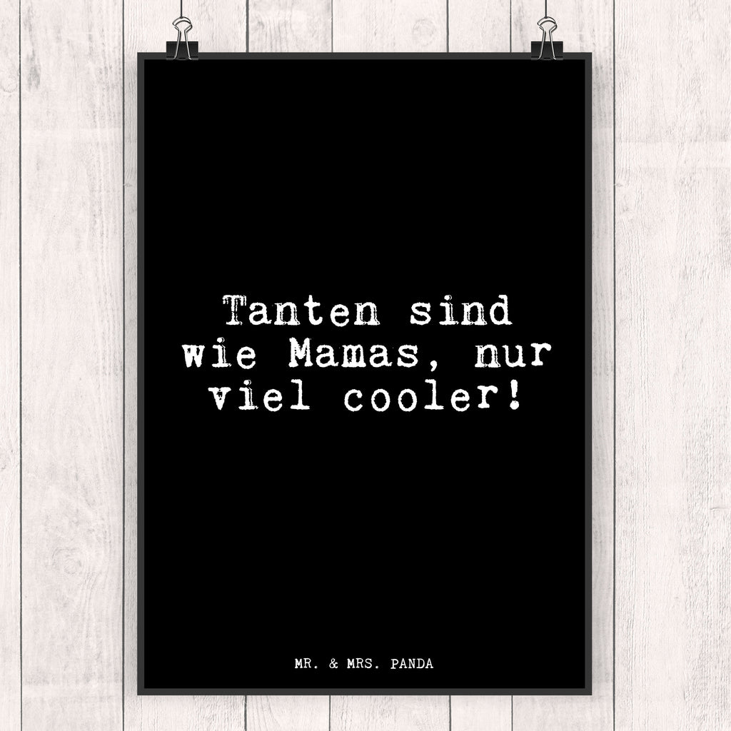 Poster Tanten sind wie Mamas,... Poster, Wandposter, Bild, Wanddeko, Küchenposter, Kinderposter, Wanddeko Bild, Raumdekoration, Wanddekoration, Handgemaltes Poster, Mr. & Mrs. Panda Poster, Designposter, Kunstdruck, Posterdruck, Spruch, Sprüche, lustige Sprüche, Weisheiten, Zitate, Spruch Geschenke, Glizer Spruch Sprüche Weisheiten Zitate Lustig Weisheit Worte