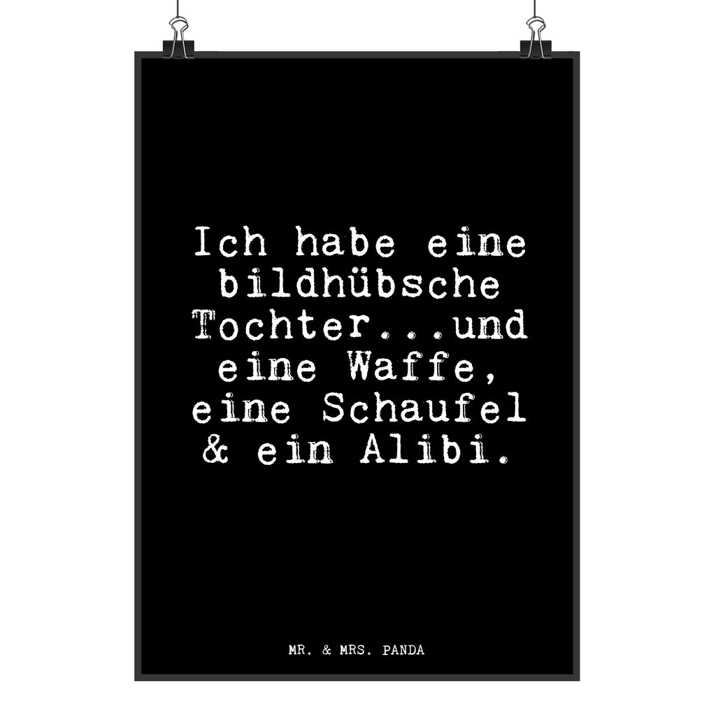 Poster Ich habe eine bildhübsche... Poster, Wandposter, Bild, Wanddeko, Küchenposter, Kinderposter, Wanddeko Bild, Raumdekoration, Wanddekoration, Handgemaltes Poster, Mr. & Mrs. Panda Poster, Designposter, Kunstdruck, Posterdruck, Spruch, Sprüche, lustige Sprüche, Weisheiten, Zitate, Spruch Geschenke, Glizer Spruch Sprüche Weisheiten Zitate Lustig Weisheit Worte