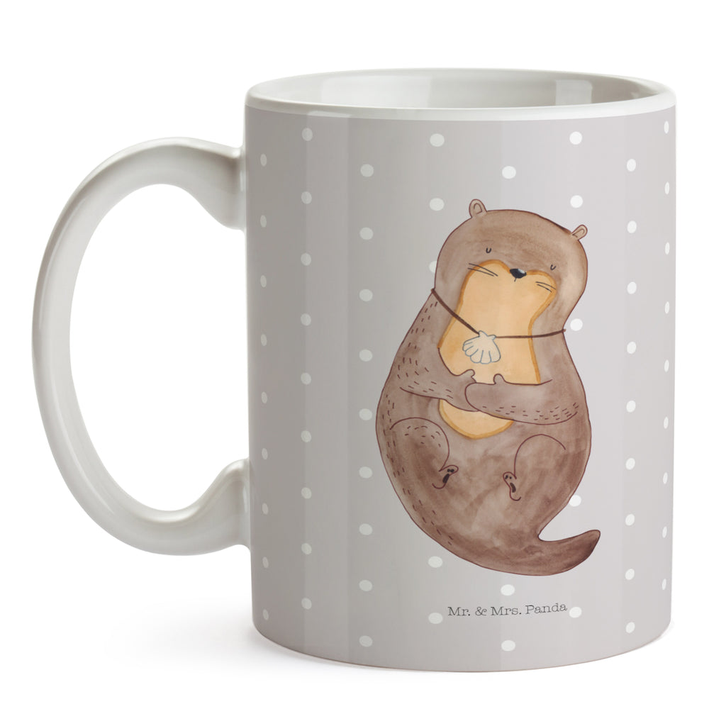 Tasse Otter Muschel Tasse, Kaffeetasse, Teetasse, Becher, Kaffeebecher, Teebecher, Keramiktasse, Porzellantasse, Büro Tasse, Geschenk Tasse, Tasse Sprüche, Tasse Motive, Kaffeetassen, Tasse bedrucken, Designer Tasse, Cappuccino Tassen, Schöne Teetassen, Otter, Fischotter, Seeotter, Otterliebe, grübeln, träumen, Motivation, Tagträumen, Büro